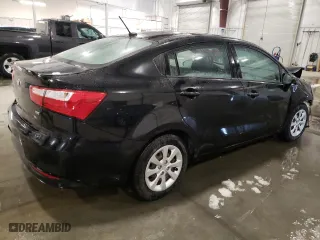 2017 Kia Rio LX with VIN KNADM4A31H6012928, listed as a Copart auction lot 51582335 with 139,601 mi miles and Salvage Title. Bid and sale history available at carsss.com. Image 3.
