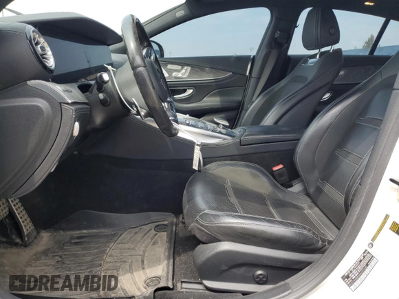 2019 Mercedes-Benz AMG GT 53 with VIN WDD7X6BB0KA007660, listed as a Copart auction lot 52593275 with 64,296 mi miles and Salvage title. Bid and sale history available at DreamBid. Image 7.