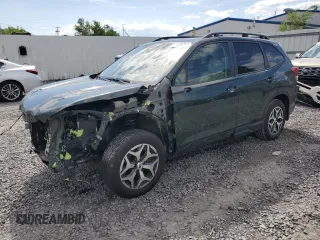 2023 Subaru Forester Premium with VIN JF2SKAEC1PH539820, listed as a Copart auction lot 61533035 with 21,518 mi miles and Salvage title. Bid and sale history available at DreamBid. Image 1.