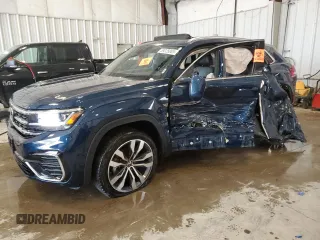 2023 Volkswagen Atlas SEL Premium R-Line z VIN 1V2FE2CA9PC221910, wystawiony jako Copart lot #59225005 z przebiegiem 76 424 mil mil oraz Nie do naprawy • Non repairable. Historia ofert i sprzedaży dostępna na DreamBid. Obrazek 1.