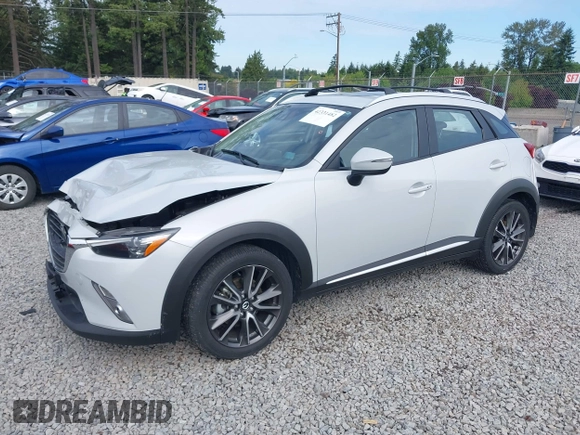 2017 Mazda CX-3 Grand Touring z VIN JM1DKFD70H0159621, wystawiony jako IAAI lot #42331482 z przebiegiem 55 166 mil mil oraz . Historia ofert i sprzedaży dostępna na DreamBid. Obrazek 18.