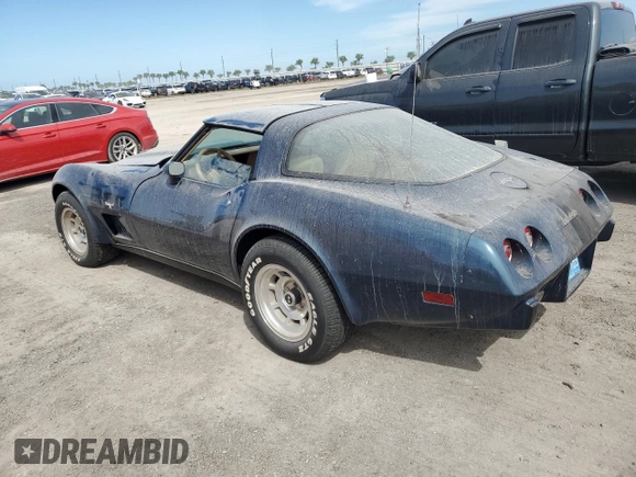 1979 Chevrolet Corvette with VIN 1Z8749S431929, listed as a Copart auction lot 75316594 with 84,098 mi miles and Salvage title. Bid and sale history available at DreamBid. Image 2.