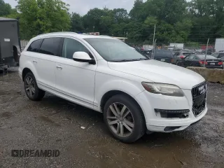 2012 Audi Q7 Prestige with VIN WA1VMAFE7CD003360, listed as a Copart auction lot 61462085 with 151,523 mi miles and Salvage title. Bid and sale history available at DreamBid. Image 4.
