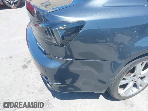 2010 Lexus IS 250 with VIN JTHBF5C28A5124733, listed as a IAAI auction lot 42566012 with 108,017 mi miles and . Bid and sale history available at DreamBid. Image 6.