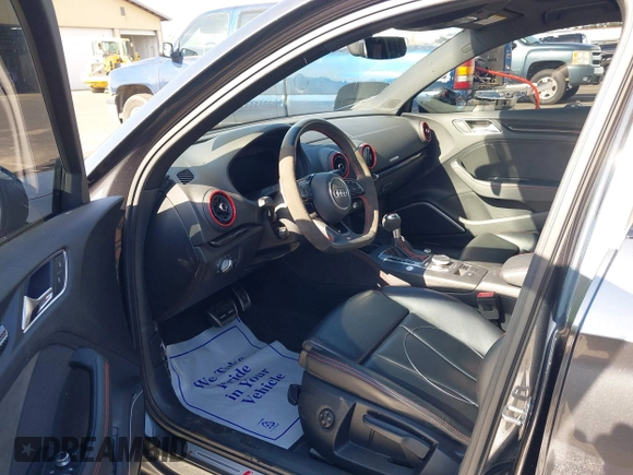 2019 Audi RS 3 with VIN WUABWGFF4KA906650, listed as a IAAI auction lot 42163296 with 36,235 mi miles and . Bid and sale history available at DreamBid. Image 5.