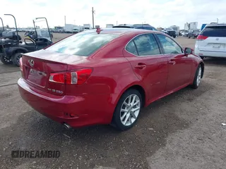 2012 Lexus IS 250 with VIN JTHCF5C29C5060225, listed as a IAAI auction lot 41494116 with 100,208 mi miles and . Bid and sale history available at DreamBid. Image 4.