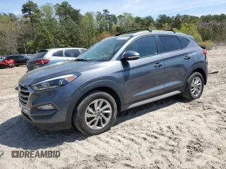 2018 Hyundai Tucson SEL with VIN KM8J3CA42JU673747, listed as a Copart auction lot 53811035 with 94,594 mi miles and Salvage title. Bid and sale history available at DreamBid. Image 1.