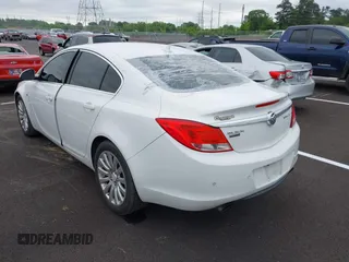 2011 Buick Regal CXL Turbo TO1 with VIN W04GV5EV7B1120242, listed as a IAAI auction lot 42144488 with 175,341 mi miles and . Bid and sale history available at DreamBid. Image 3.