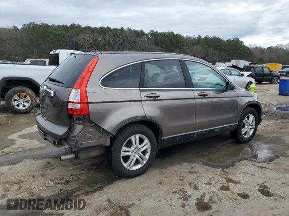 2011 Honda CR-V EX-L with VIN 5J6RE3H70BL039761, listed as a Copart auction lot 42947185 with 64,187 mi miles and Salvage Title. Bid and sale history available at carsss.com. Image 3.