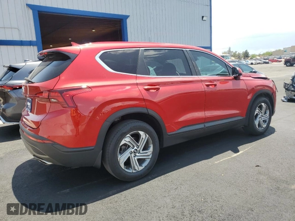 2021 Hyundai Santa Fe SE with VIN 5NMS14AJ6MH362246, listed as a Copart auction lot 59964605 with 30,887 mi miles and Salvage title. Bid and sale history available at DreamBid. Image 3.