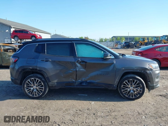 2022 Jeep Compass Limited with VIN 3C4NJDCB1NT153780, listed as a IAAI auction lot 42219869 with 121,000 mi miles and . Bid and sale history available at DreamBid. Image 13.