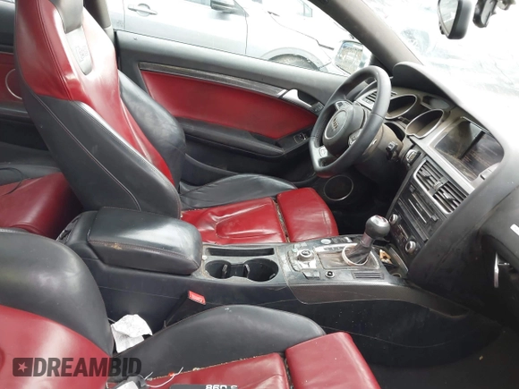 2013 Audi S5 Premium Plus with VIN WAUCGAFR0DA074875, listed as a IAAI auction lot 40936036 with 165,923 mi miles. Bid and sale history available at carsss.com. Image 5.