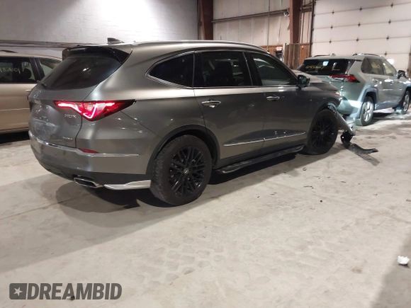 2023 Acura MDX w/Advance Package with VIN 5J8YE1H86PL024110, listed as a IAAI auction lot 41425831 with 20,205 mi miles. Bid and sale history available at carsss.com. Image 4.