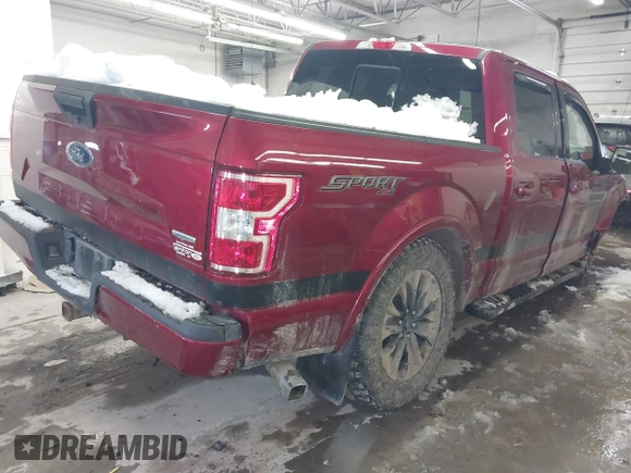 2019 Ford F-150 XL with VIN 1FTEW1EP4KFC74737, listed as a IAAI auction lot 41372054 with 76,916 mi miles and . Bid and sale history available at DreamBid. Image 4.