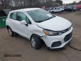 2020 Chevrolet Trax LS with VIN KL7CJKSB3LB049512, listed as a IAAI auction lot 41498513 with 56,649 mi miles and . Bid and sale history available at DreamBid. Image 1.