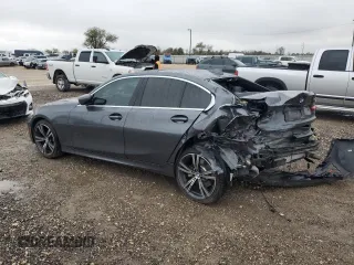 2019 BMW 3 Series 330i with VIN 3MW5R1J53K8B00546, listed as a Copart auction lot 82967224 with 0 mi miles and Salvage Title. Bid and sale history available at carsss.com. Image 2.