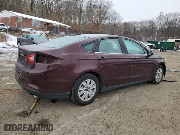 2013 Ford Fusion S with VIN 3FA6P0G73DR138765, listed as a Copart auction lot 87847235 with 53,958 mi miles and Salvage Title. Bid and sale history available at carsss.com. Image 3.