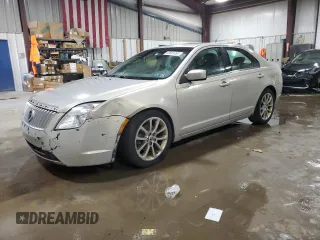 2010 Mercury Milan Premier with VIN 3MEHM0JA1AR631497, listed as a Copart auction lot 69861084 with 163,326 mi miles and Salvage Title. Bid and sale history available at carsss.com. Image 1.