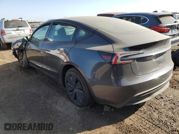 2024 Tesla Model 3 Long Range with VIN 5YJ3E1EB4RF793879, listed as a Copart auction lot 48727785 with 11,739 mi miles and Salvage Title. Bid and sale history available at DreamBid. Image 2.