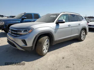 2021 Volkswagen Atlas 3.6L V6 SE w/Technology with VIN 1V2KR2CA3MC503507, listed as a Copart auction lot 48479045 with 121,870 mi miles and Non Repairable. Bid and sale history available at carsss.com. Image 1.