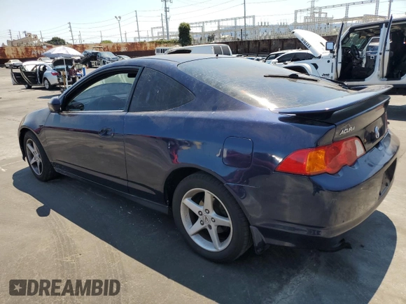 2002 Acura RSX Auto with VIN JH4DC548X2C030807, listed as a Copart auction lot 65178665 with 138,260 mi miles and Salvage title. Bid and sale history available at DreamBid. Image 2.