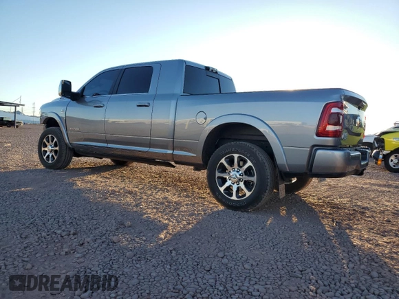 2024 Ram 2500 Longhorn with VIN 3C6UR5PLXRG236532, listed as a Copart auction lot 56075375 with 15,468 mi miles and Salvage title. Bid and sale history available at DreamBid. Image 2.