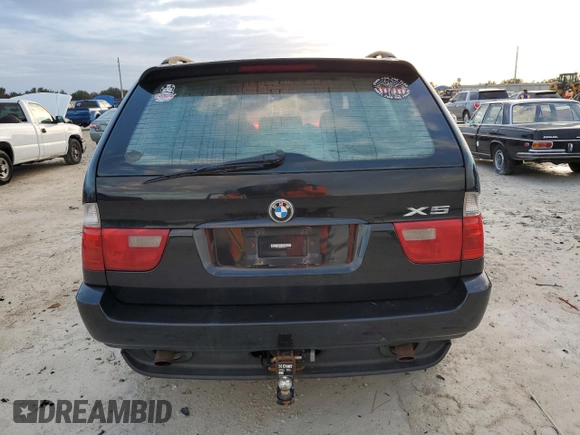 2005 BMW X5 3.0i with VIN 5UXFA13535LB09774, listed as a Copart auction lot 73848924 with 0 mi miles and Salvage Title. Bid and sale history available at carsss.com. Image 6.