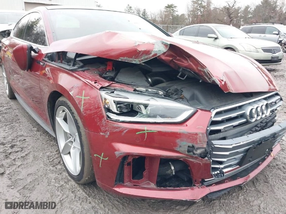 2019 Audi A5 Sportback Premium Plus with VIN WAUENCF56KA082869, listed as a IAAI auction lot 41127531 with 78,416 mi miles. Bid and sale history available at carsss.com. Image 6.