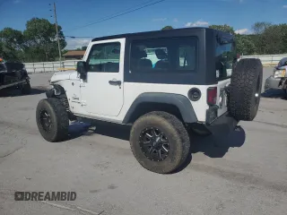 2018 Jeep Wrangler Sport S z VIN 1C4GJWAG7JL928432, wystawiony jako Copart lot #58012295 z przebiegiem 87 104 mil mil oraz Szkoda całkowita • Salvage title. Historia ofert i sprzedaży dostępna na DreamBid. Obrazek 2.