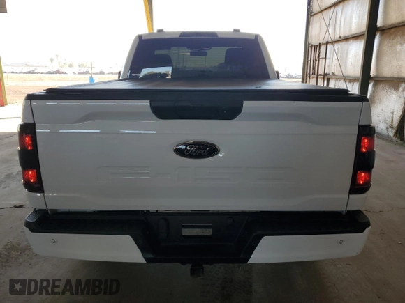 2022 Ford F-150 XL with VIN 1FTMF1E56NKE12445, listed as a Copart auction lot 81896314 with 60,968 mi miles and Salvage Title. Bid and sale history available at DreamBid. Image 6.