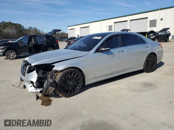 2020 Mercedes-Benz S-Class S 560 with VIN WDDUG8DB3LA502612, listed as a Copart auction lot 88217025 with 139,914 mi miles and Salvage Title. Bid and sale history available at carsss.com. Image 1.
