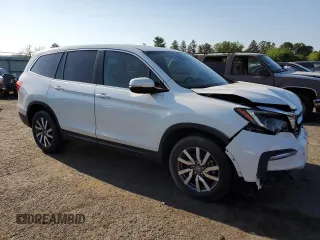2021 Honda Pilot EX-L z VIN 5FNYF6H55MB038447, wystawiony jako Copart lot #62550255 z przebiegiem 79 877 mil mil oraz Szkoda całkowita • Salvage title. Historia ofert i sprzedaży dostępna na DreamBid. Obrazek 4.