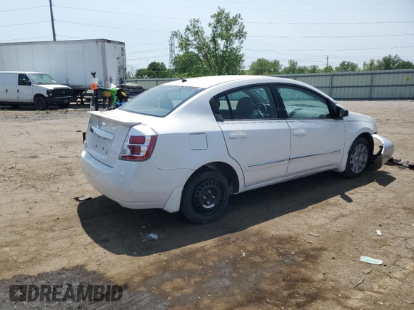 2012 Nissan Sentra SR with VIN 3N1AB6AP7CL742550, listed as a Copart auction lot 59290745 with 85,470 mi miles and Salvage title. Bid and sale history available at DreamBid. Image 3.