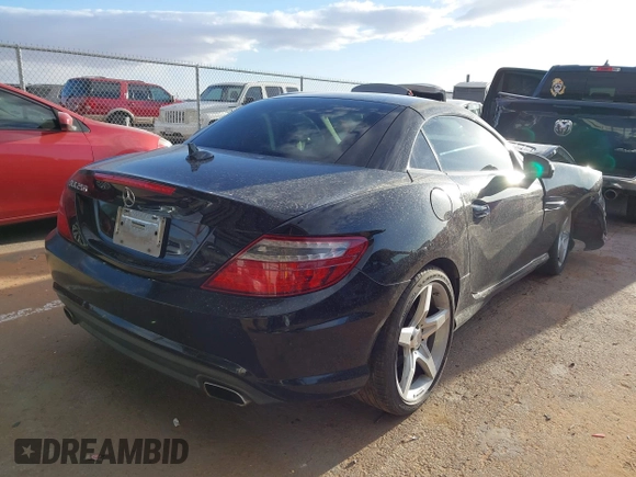 2013 Mercedes-Benz SLK 250 with VIN WDDPK4HA2DF072534, listed as a IAAI auction lot 41749467 with Not provided miles and . Bid and sale history available at DreamBid. Image 4.
