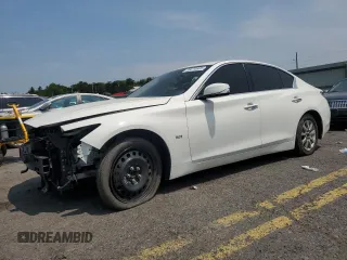 2018 Infiniti Q50 Luxe with VIN JN1EV7AP9JM363812, listed as a Copart auction lot 59270605 with Not provided miles and Salvage title. Bid and sale history available at DreamBid. Image 1.