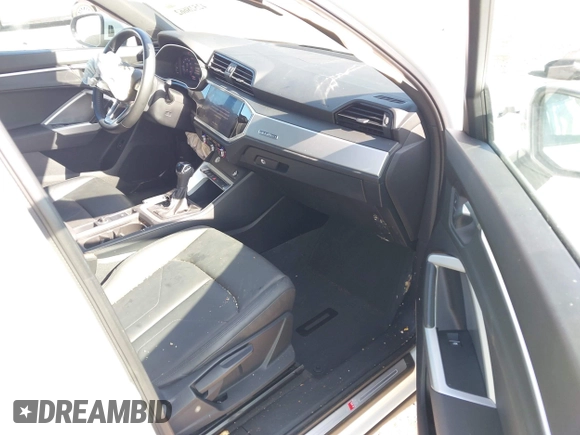 2019 Audi Q3 S line Premium with VIN WA1DECF32K1084030, listed as a IAAI auction lot 42528662 with 34,498 mi miles and . Bid and sale history available at DreamBid. Image 5.