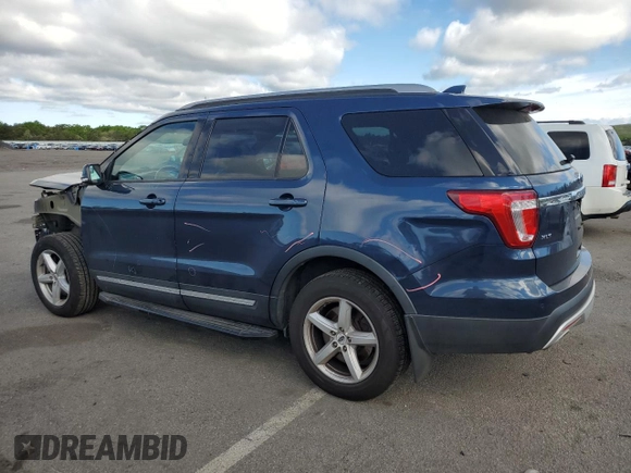 2017 Ford Explorer XLT with VIN 1FM5K8D8XHGD09035, listed as a Copart auction lot 56655445 with 73,643 mi miles and Salvage title. Bid and sale history available at DreamBid. Image 2.