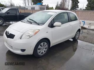 2008 Toyota Yaris with VIN JTDJT923485192870, listed as a IAAI auction lot 41939081 with 218,082 mi miles. Bid and sale history available at carsss.com. Image 2.