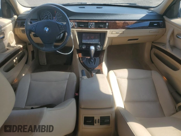 2012 BMW 3 Series 328i with VIN WBAUT9C53CA192336, listed as a Copart auction lot 73711274 with 93,458 mi miles and Salvage title. Bid and sale history available at DreamBid. Image 8.