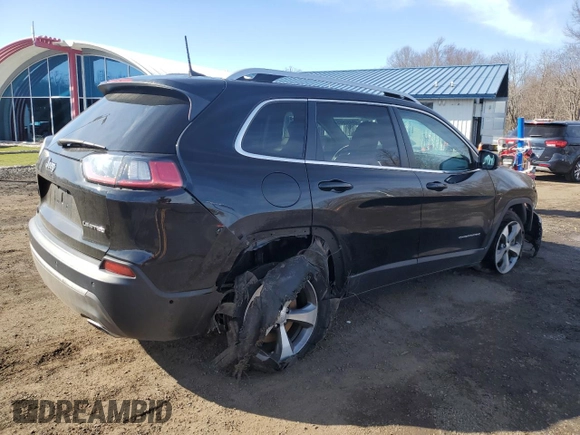 2021 Jeep Cherokee Limited with VIN 1C4PJLDX3MD183381, listed as a Copart auction lot 49480665 with 89,993 mi miles and Salvage title. Bid and sale history available at DreamBid. Image 3.