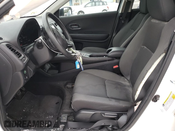 2022 Honda HR-V EX with VIN 3CZRU6H57NM774811, listed as a Copart auction lot 46120225 with 12,321 mi miles and Salvage Title. Bid and sale history available at carsss.com. Image 7.