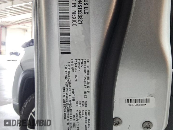 2025 Jeep Compass Trailhawk с VIN 3C4NJDDN4ST523821, выставлен на аукционе Copart как лот 61833225 с пробегом 22 208 миль миль и Чистый • Clean title. История ставок и продаж доступна на DreamBid. Изображение 13.