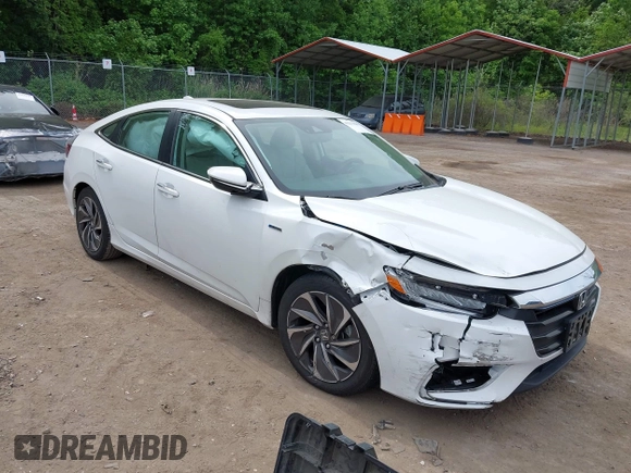 2022 Honda Insight Touring с VIN 19XZE4F95NE004694, выставлен на аукционе IAAI как лот 42253089 с пробегом 40 142 миль миль и . История ставок и продаж доступна на DreamBid. Изображение 1.