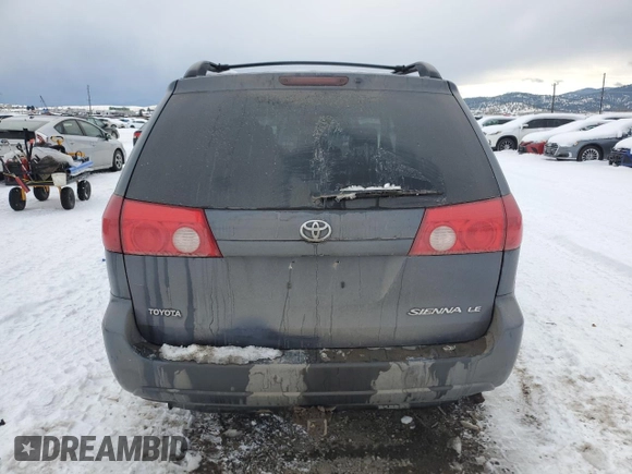 2006 Toyota Sienna CE with VIN 5TDZA23C26S512290, listed as a Copart auction lot 87290134 with 238,920 mi miles and Clean Title. Bid and sale history available at carsss.com. Image 6.