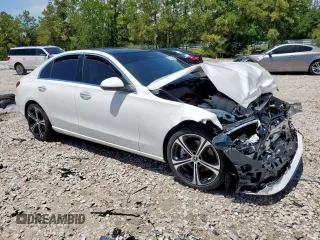 2023 Mercedes-Benz C 300 with VIN W1KAF4GB4PR141067, listed as a Copart auction lot 58231185 with 16,405 mi miles and Salvage title. Bid and sale history available at DreamBid. Image 4.