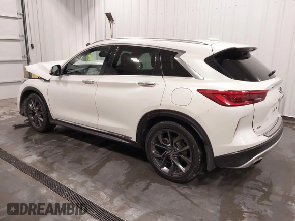 2019 Infiniti QX50 Luxe with VIN 3PCAJ5M38KF117624, listed as a IAAI auction lot 41630700 with 116,887 mi miles and . Bid and sale history available at DreamBid. Image 3.