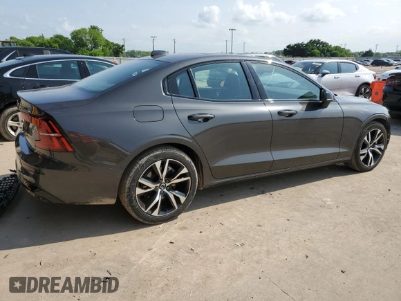 2024 Volvo S60 Core Dark Theme with VIN 7JRL12FK6RG322355, listed as a Copart auction lot 54752595 with 24,148 mi miles and Clean Title. Bid and sale history available at carsss.com. Image 3.