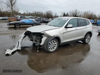 2013 BMW X3 xDrive28i with VIN 5UXWX9C51D0A10108, listed as a Copart auction lot 45719355 with 181,573 mi miles and Salvage Title. Bid and sale history available at carsss.com. Image 1.