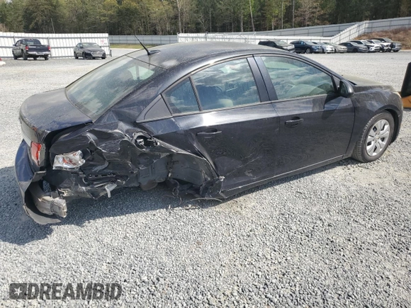 2014 Chevrolet Cruze LS with VIN 1G1PA5SG3E7372295, listed as a Copart auction lot 51911975 with 140,609 mi miles and Salvage Title. Bid and sale history available at carsss.com. Image 3.