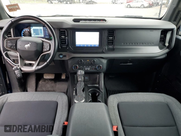2022 Ford Bronco with VIN 1FMDE5CP6NLA87946, listed as a Copart auction lot 72008544 with 28,405 mi miles and Salvage Title. Bid and sale history available at DreamBid. Image 8.